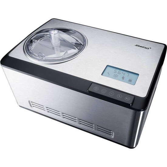 - Steba IC180 - Roomijsmachine met compressor - Zelfvriezend - 2L - RVS
