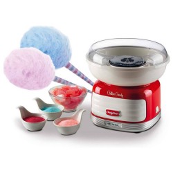 Ariete Suikerspin Machine - Werkt met Kristalsuiker, Poedersuiker of Harde Snoepjes - Rood