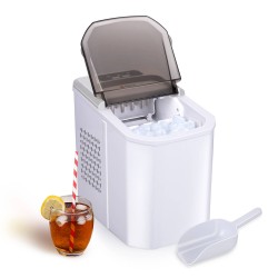 alpina Ijsblokjesmachine - Ijsblokmaker - Productie in 10-12 Minuten - Wit