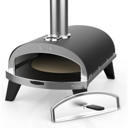 ZiiPa Pizza oven - 40 x 73- 72,5cm - antraciet