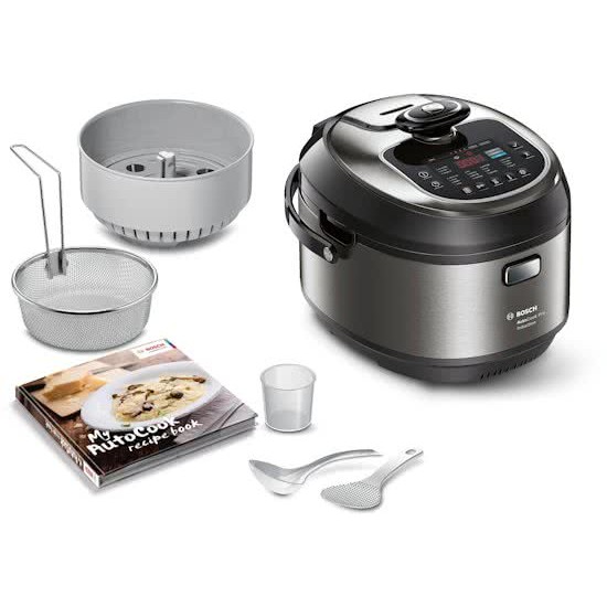 Bosch MUC88B68 AutoCook Multicooker RVS Zwart