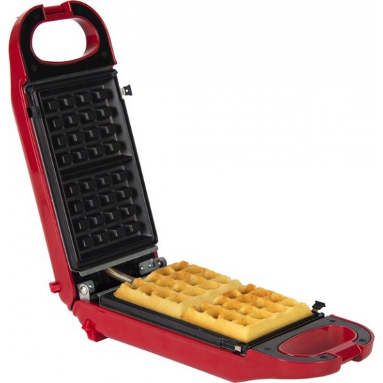 6-in-1 snackmaker/Comfortcook voor heerlijke wafels, donuts, cake pops Trebs 99356 Rood